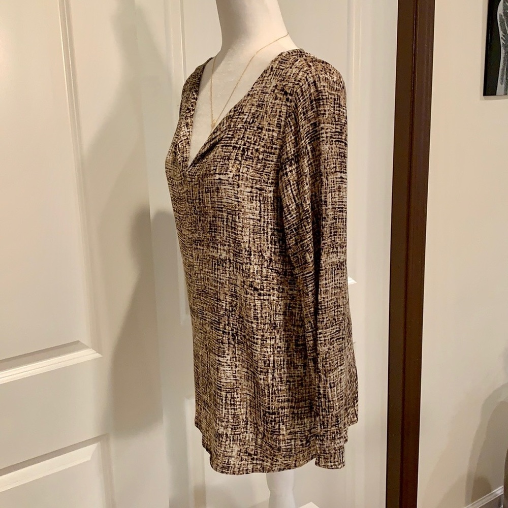 J. JILL V- NECK BLOUSE - Picture 4 of 15